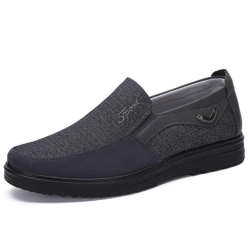 2025 Spring, Autumn and Summer Old Beijing Cloth Shoes Men's Flats Low-Top Shoes Business Casual Soft-Soled Slip-On Shoes Flats Men's Shoes