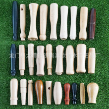 手柄厂家生产实木通孔榉木木质手柄工工具异形荷木木质手柄园林