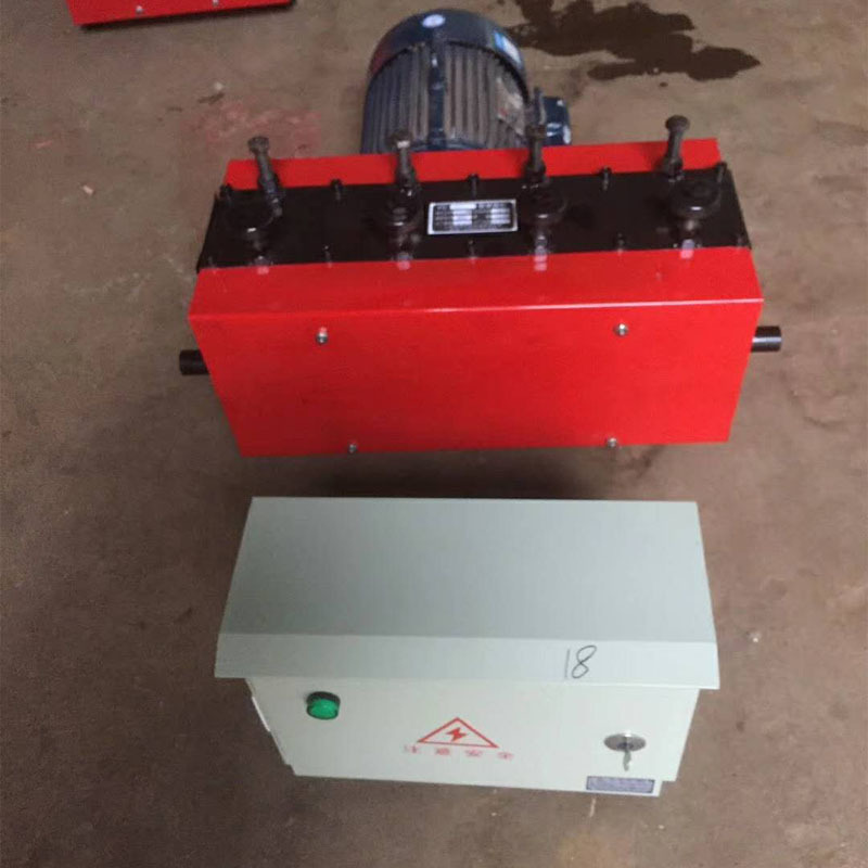 预制箱梁钢绞线穿束机 构筑物钢绞线穿管机 5.5KW钢绞线穿索机