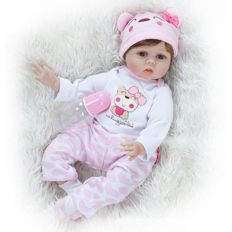 Juguete para niños muñeca de oso rojo muñeca Linda muñeca de simulación de cuerpo de tela