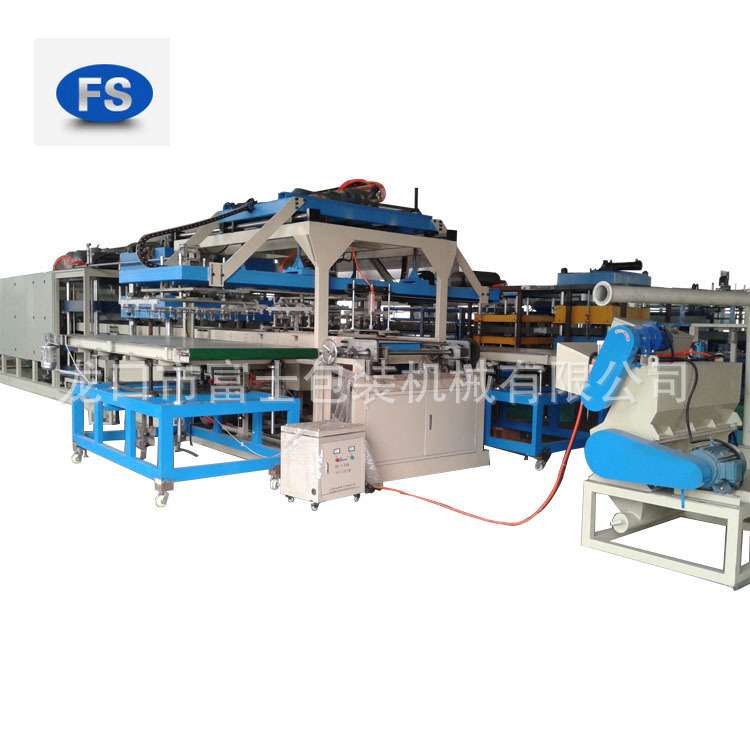 富士餐盒设备 FS-CH1100*1400面积盒子生产线 餐盒成型机 ce认证