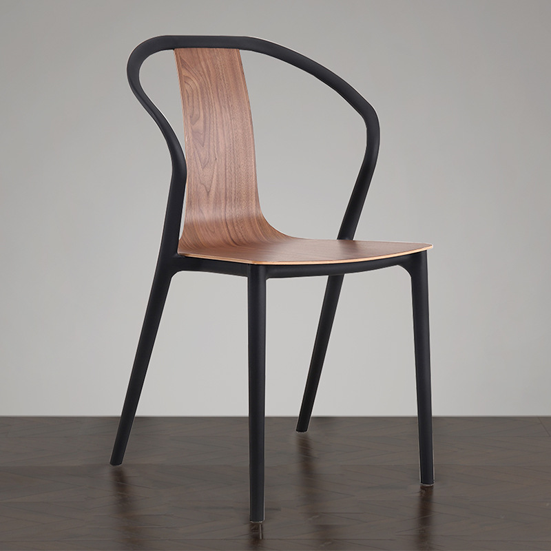 Simple moderno hogar creativo plástico nórdico Internet celebridad ins estilo Silla de comedor moda todo partido Silla de ocio Silla de respaldo