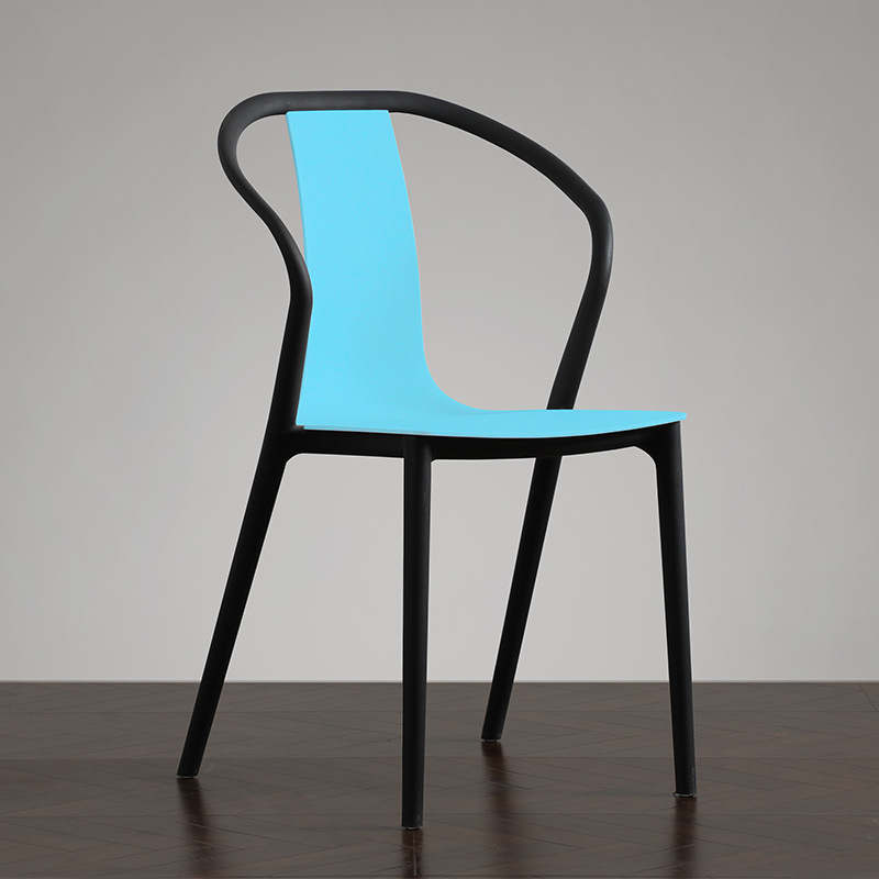 Simple moderno hogar creativo plástico nórdico Internet celebridad ins estilo Silla de comedor moda todo partido Silla de ocio Silla de respaldo
