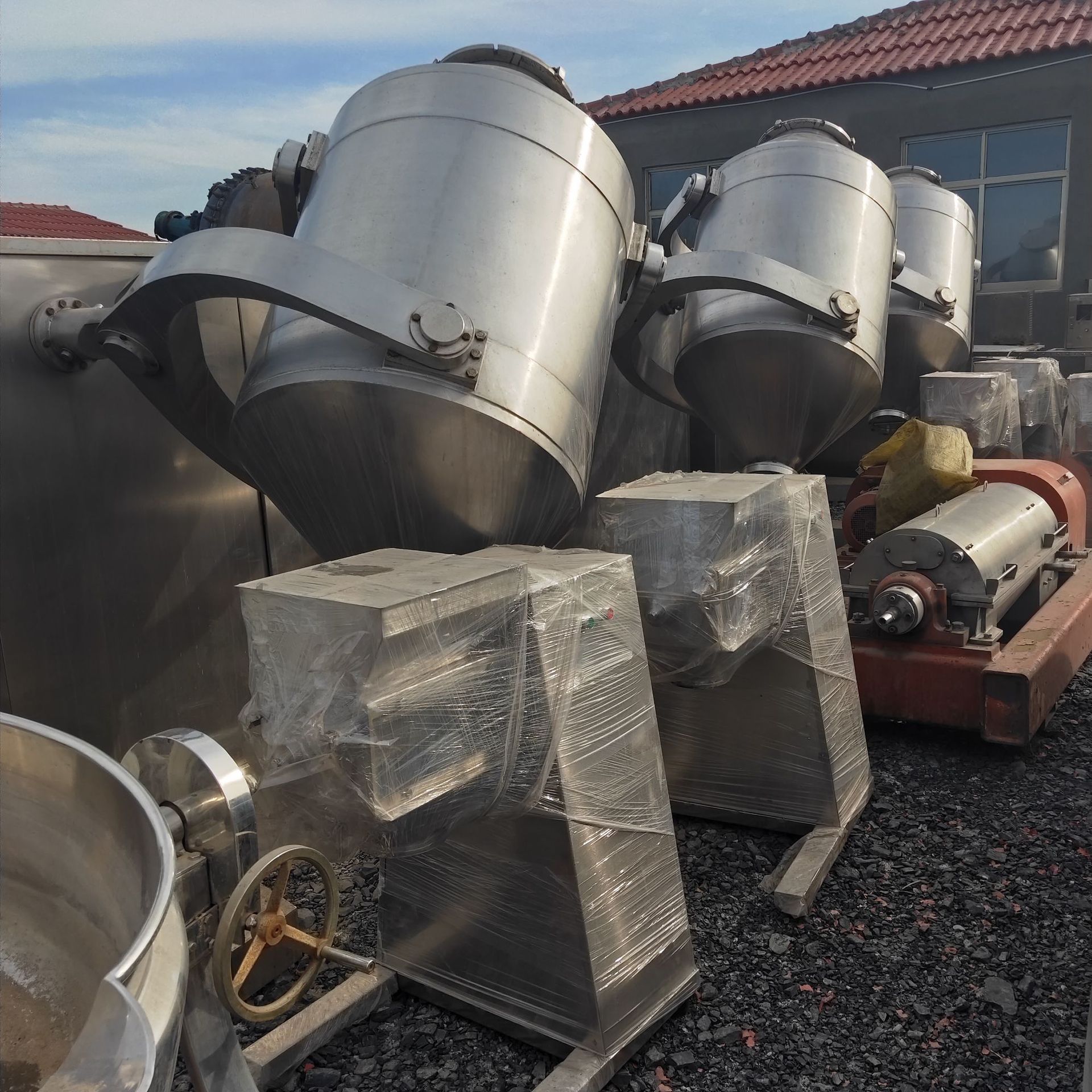 购销二手三维不锈钢混合机 800L三维混合机 二手400L三维混合机