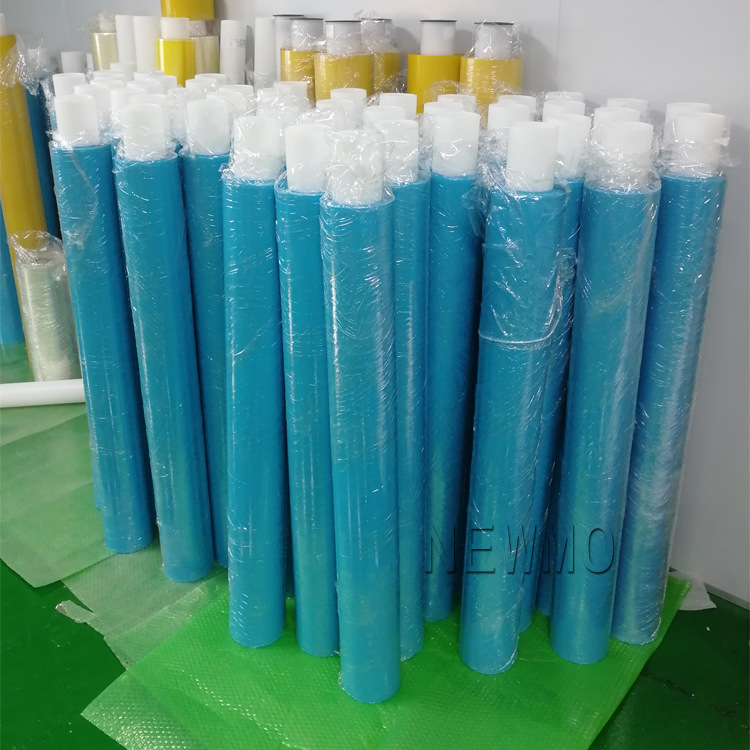雄美7641#25蓝膜透明PET双面胶带替代 0.1mm厚 聚酯薄膜双面胶