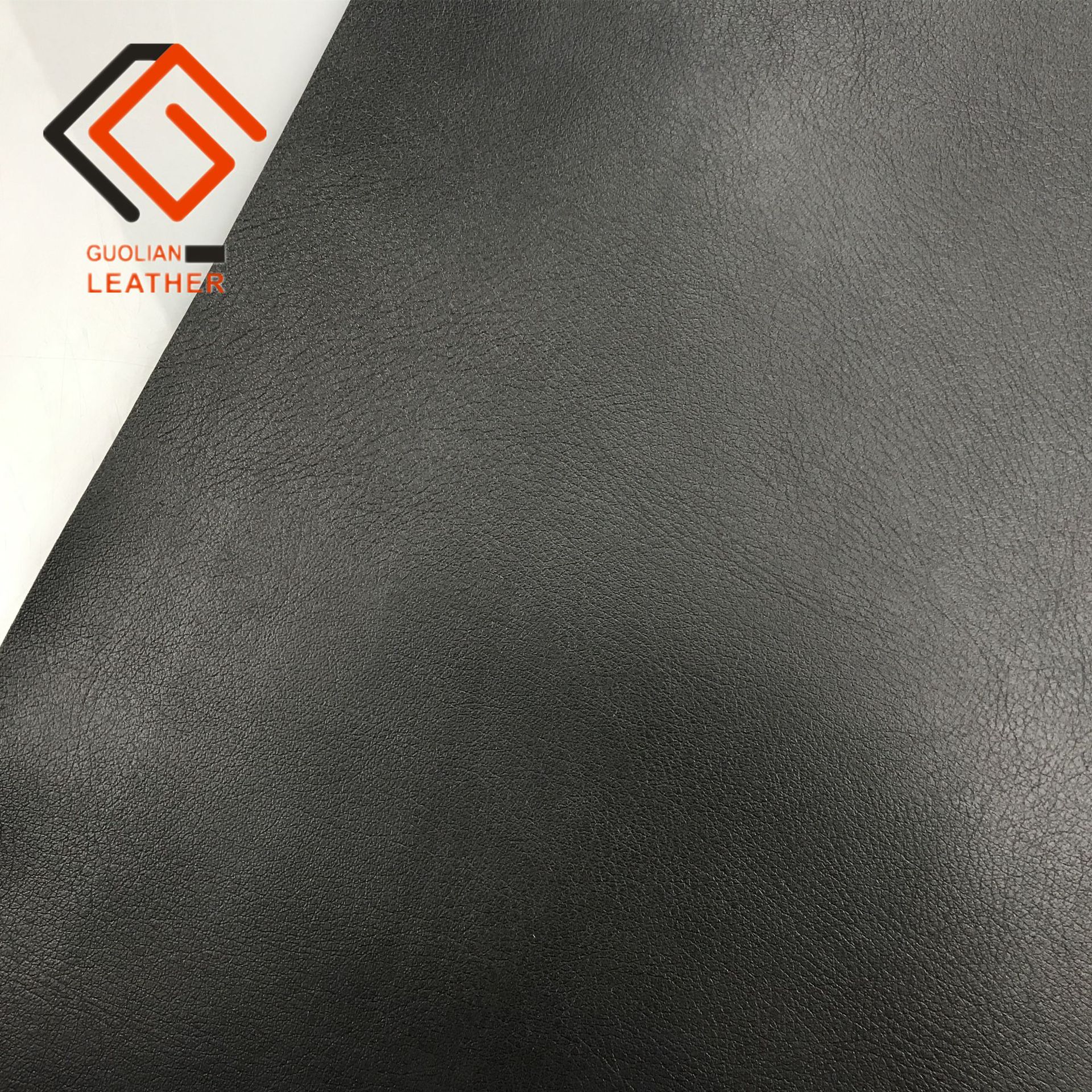 厂家直销水性pu荔枝纹撕布革环保超纤贴面无布革高周波纯胶