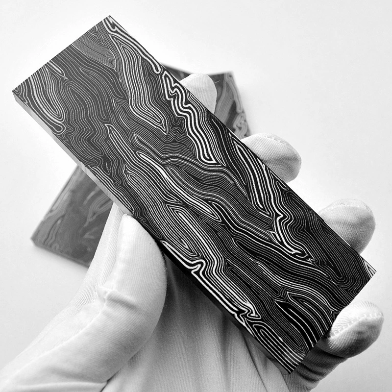 G10 материал ручки инструмента DIY ручка инструмента композитный материал Дамаскин узор G-10 материал накладки ручки инструмента