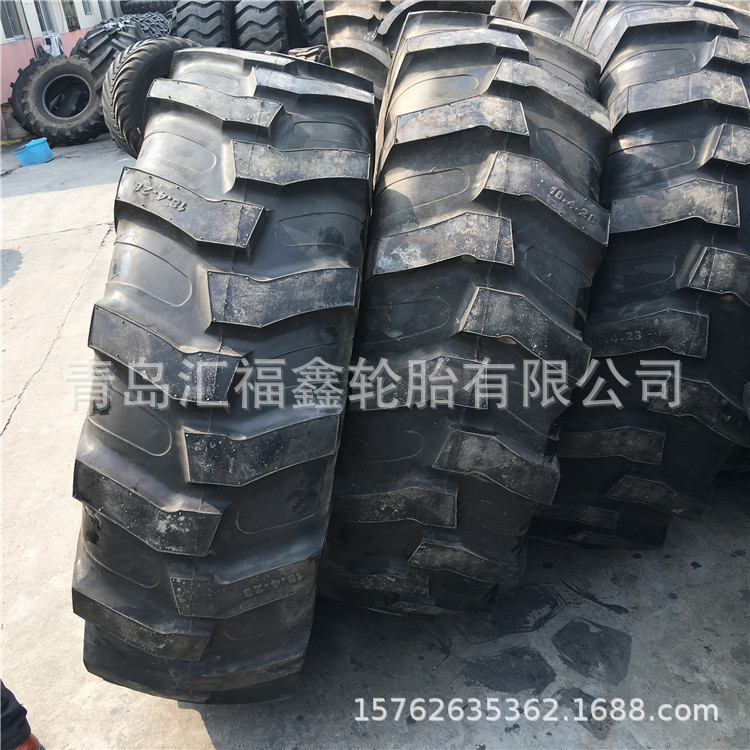 18.4-28 两头忙轮胎 工程轮胎人字花纹真空装载机轮胎R-4