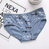 婷维雅 Cartoon underwear, belt bag, breathable cotton pants, hip-accented