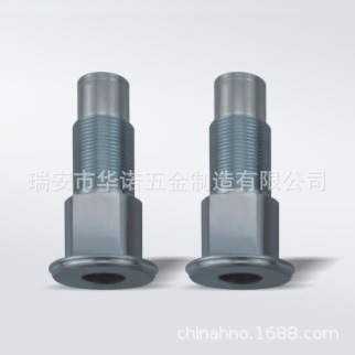 湖南冷镦加工 厂家专业提供五金配件加工 非标件扁方拉孔螺栓45#