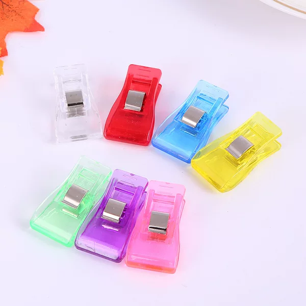 ebay Germany Cross-border New Creative Axe Clip Edge Color Pearlescent Patchwork Positioning 3.3 Medium Plastic Clip
