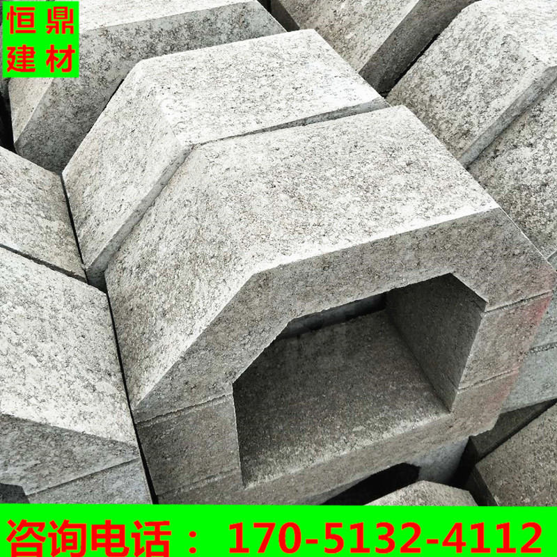 500*500*200 花盆式挡土块 景观挡土墙 河道挡土砖砌块生态护坡砖