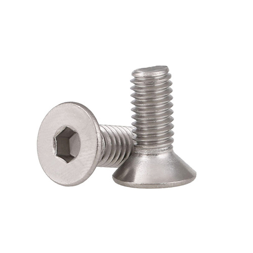 American 304 stainless steel countersunk head hex socket screws 8# 10# 1/4 5/16-1/2 inch flat head screws