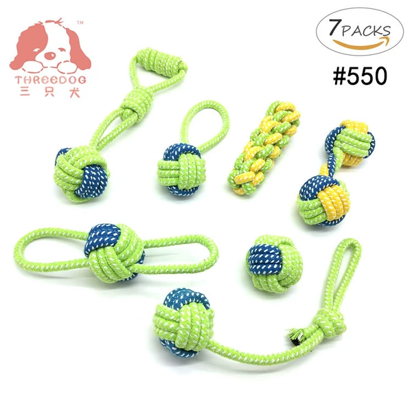 7-piece green and yellow combination 550g