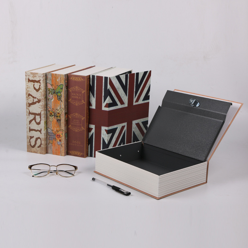 Caja Fuerte con Forma de Libro de Metal Oculta Antirrobo