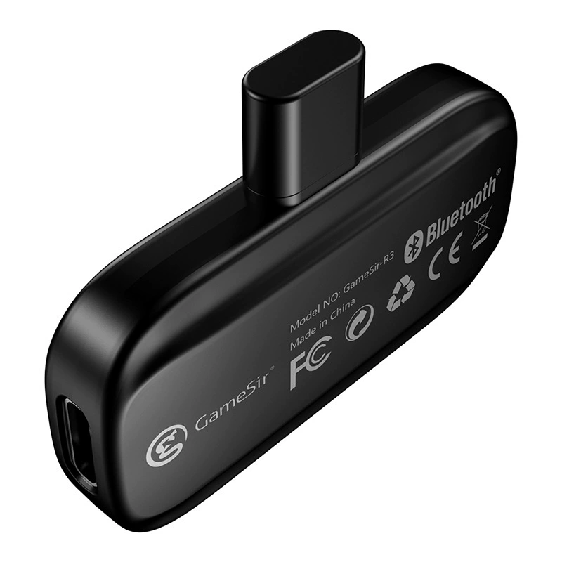 Адаптер-приёмник Bluetooth для наушников и аудиопередатчик для Nintendo Switch (GaiShi XiaoJi R3)