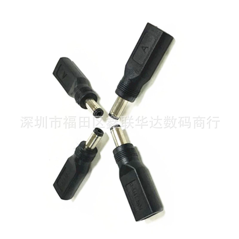 Адаптер USB Type-C, female to DC 5.5x2.1mm, зарядный адаптер
