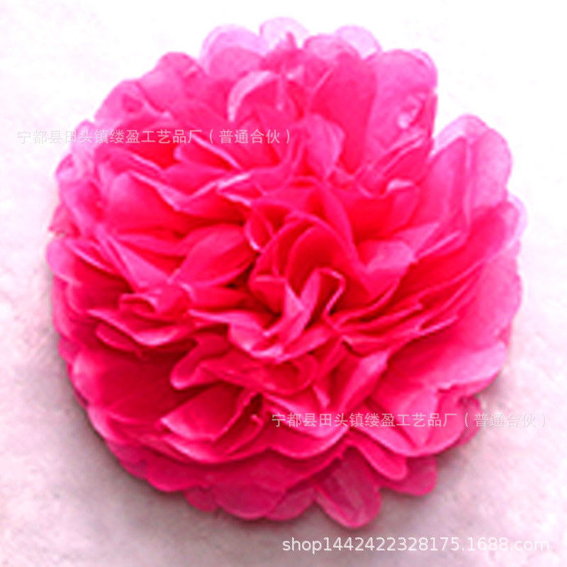 Bola de papel europea y americana sala de bodas tire flor boda peonía papel flor bola fiesta de cumpleaños decoración de la ventana suministros al por mayor