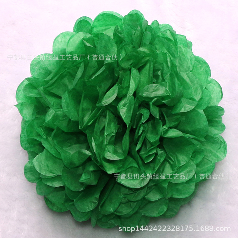 Bola de papel europea y americana sala de bodas tire flor boda peonía papel flor bola fiesta de cumpleaños decoración de la ventana suministros al por mayor