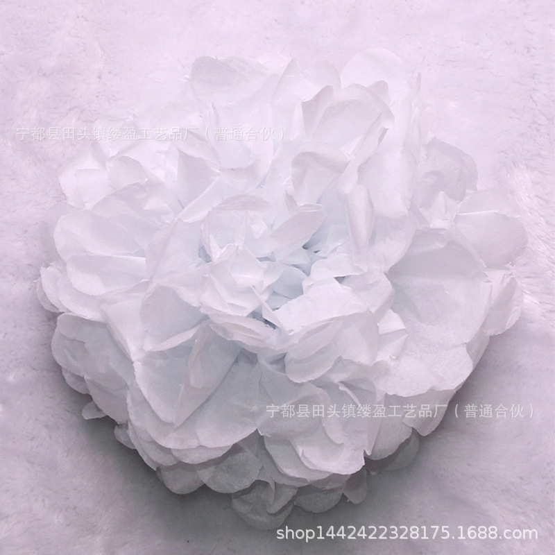 Bola de papel europea y americana sala de bodas tire flor boda peonía papel flor bola fiesta de cumpleaños decoración de la ventana suministros al por mayor