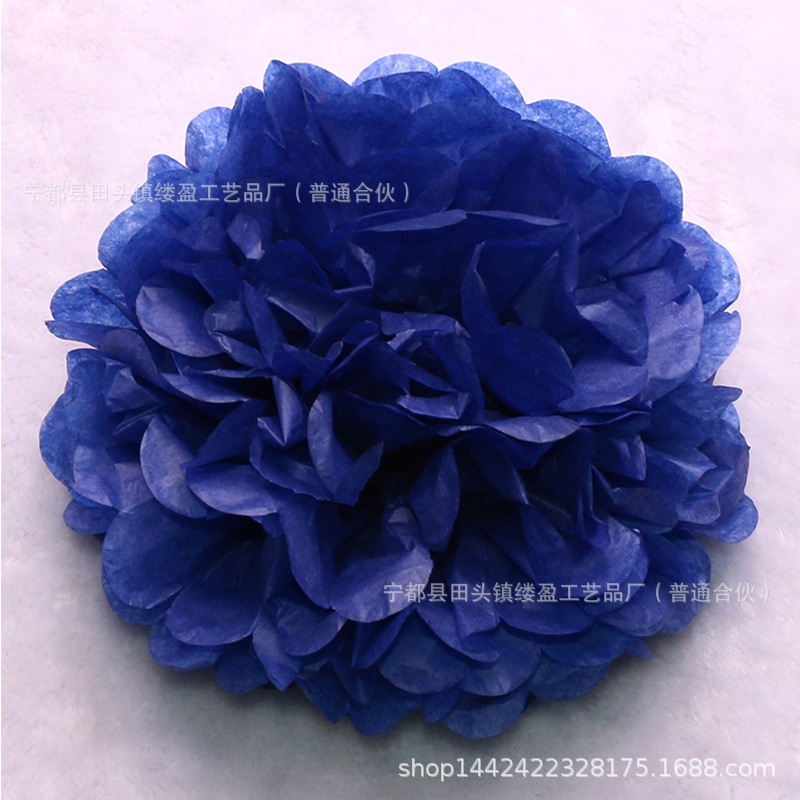 Bola de papel europea y americana sala de bodas tire flor boda peonía papel flor bola fiesta de cumpleaños decoración de la ventana suministros al por mayor