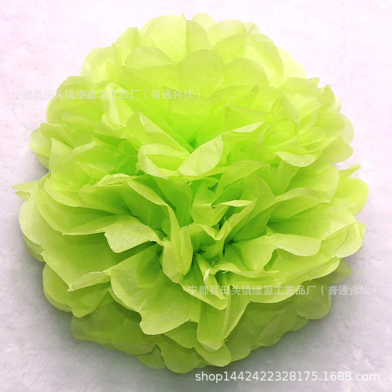 Bola de papel europea y americana sala de bodas tire flor boda peonía papel flor bola fiesta de cumpleaños decoración de la ventana suministros al por mayor