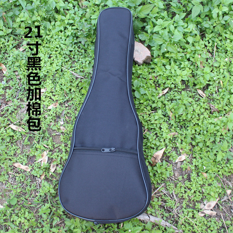 21寸加棉琴包 ukulele小吉他 夹棉背包 吉他袋 黑色袋尤克里里