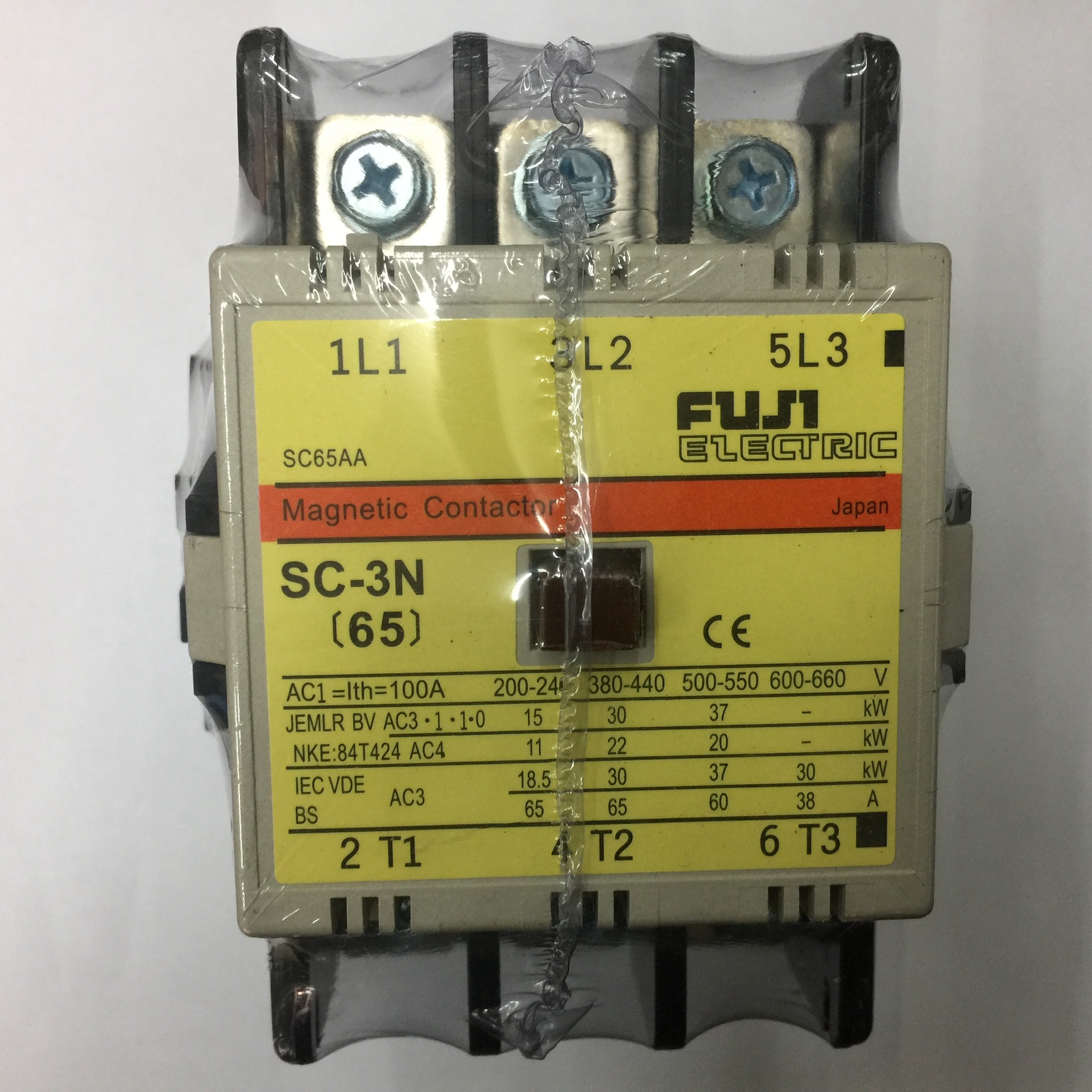 原装正品SC-3N AC220V 50/60Hz富士三级交流接触器