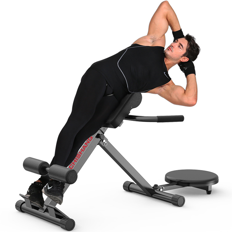 Chishang plegable silla Romana Casa de fitness romano taburete cabra cintura levantador equipo deportivo cintura torsión máquina push-up