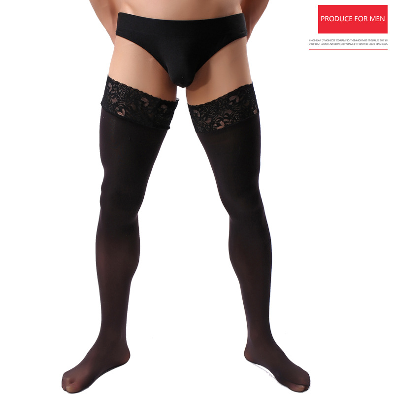 Men's Stockings Men's Thickened Warm Stockings Men's Black Stockings Thick Bottoms