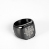 Commemorative ring stainless steel, simple and elegant design