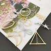 Accessory, metal hairgrip with bow, fashionable ponytail, hairpins, suitable for import, European style