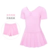 Fuchsia set, with short sleeve