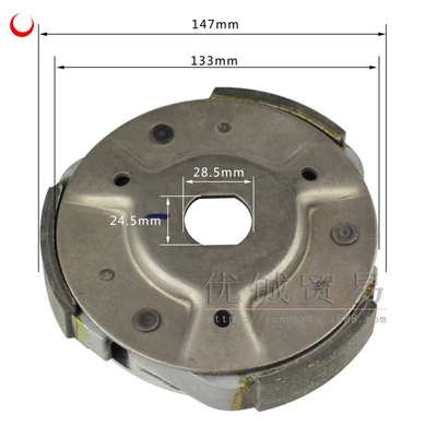 Applicable to spring breeze CF250T-3 rear clutch V5 rear pulley clutch V3/V5 centrifugal block clutch (Motorcycle engine and accessories)