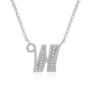 Necklace with letters for traveling, pendant, English letters, wholesale