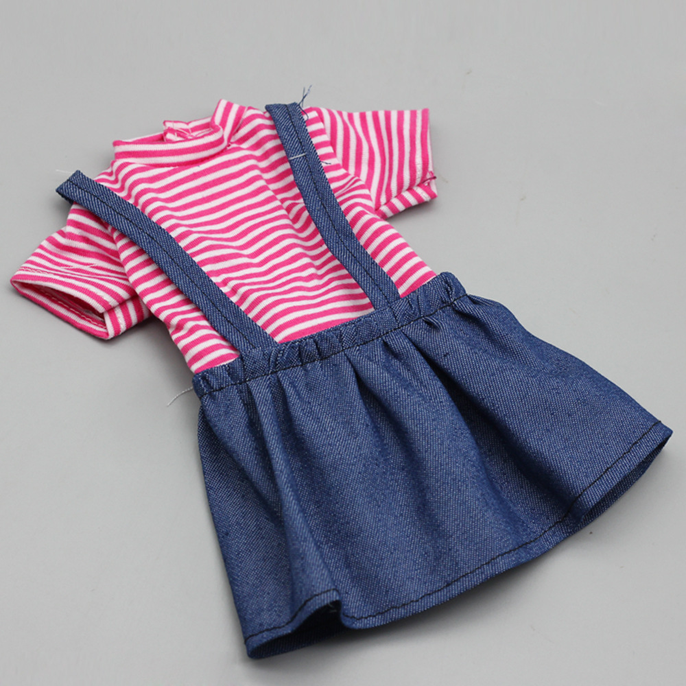 Short -sleeved rose+skirt