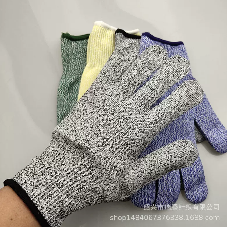 5级防切割欧美大码加密专用手套俄罗斯防割加厚工业防护防割手套