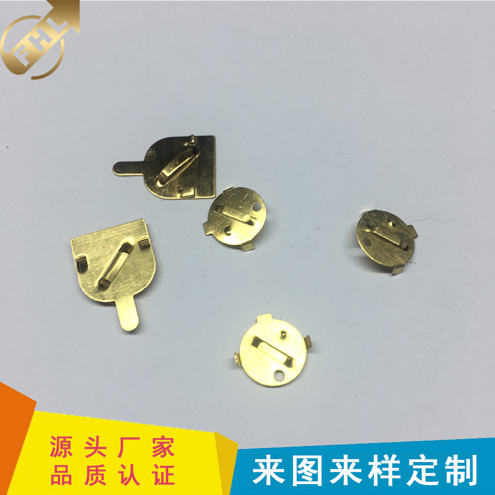 非标五金配件冲压件 铁件铜件精密零配件冲压端子发热丝U型铜端子