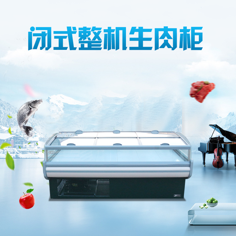 厂家直销 闭式整机带门生肉柜 肉食冷藏展示柜 冷鲜肉冰柜保鲜柜