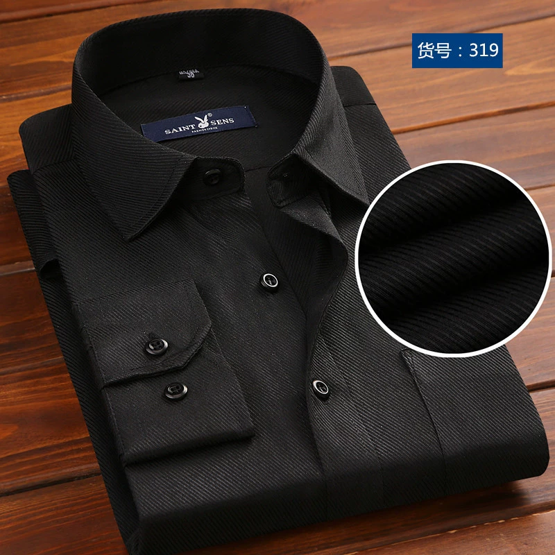 Shirt, for middle-aged man, floral print, Korean style