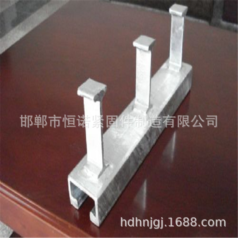 河北52*34燕尾哈芬槽厂家 斜齿预埋槽道 平齿50*25高铁槽道厂家