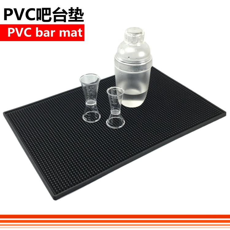 Alfombrilla de barrera de agua de barra antideslizante Alfombrilla de barra de agua Posavasos Jarra de cerveza Protección del medio ambiente Alfombrilla de drenaje de PVC Barmat
