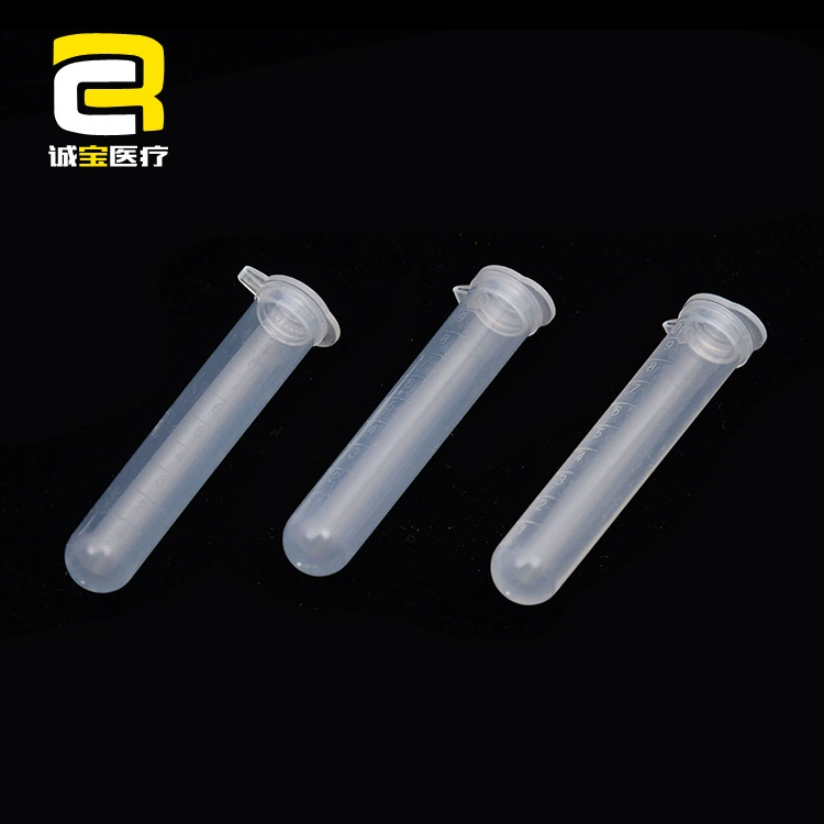 Центрифужная пробирка с градуировкой, 10 мл, круглодонная, с крышкой, одноразовая, пластиковая, для отбора проб, от производителя EP Tube