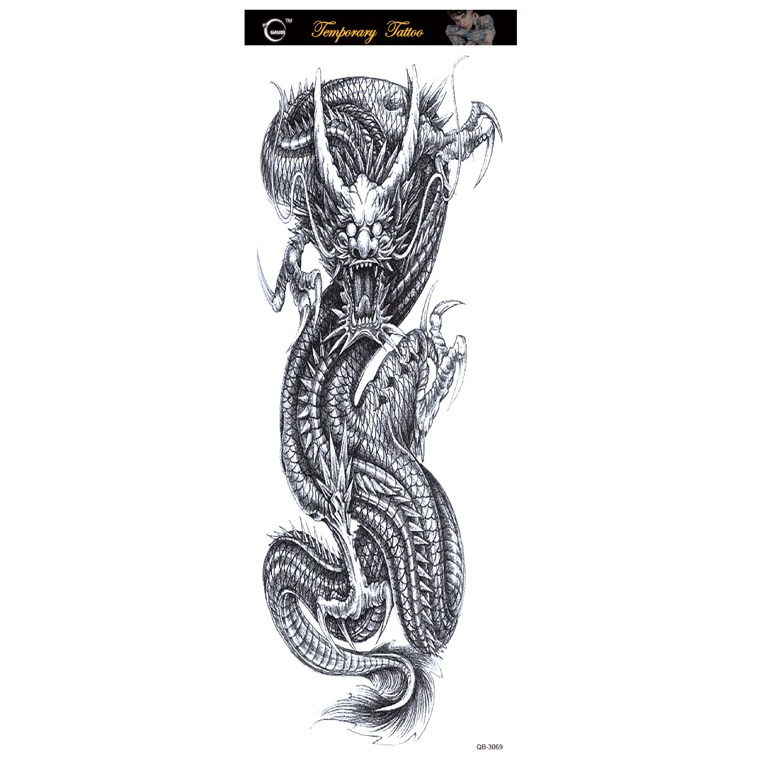 Pegatinas de tatuaje directo de fábrica gran cantidad Congyu impermeable imagen grande brazo completo tatuaje pegatinas Amazon tatuaje