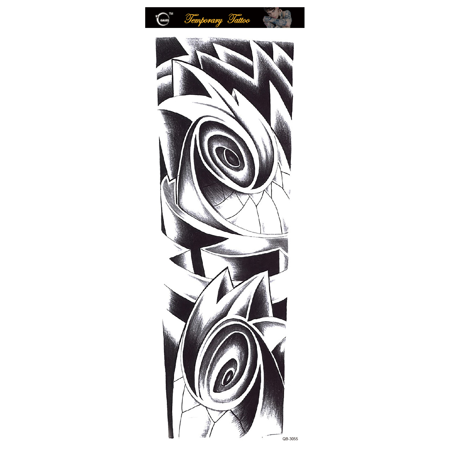 Pegatinas de tatuaje directo de fábrica gran cantidad Congyu impermeable imagen grande brazo completo tatuaje pegatinas Amazon tatuaje