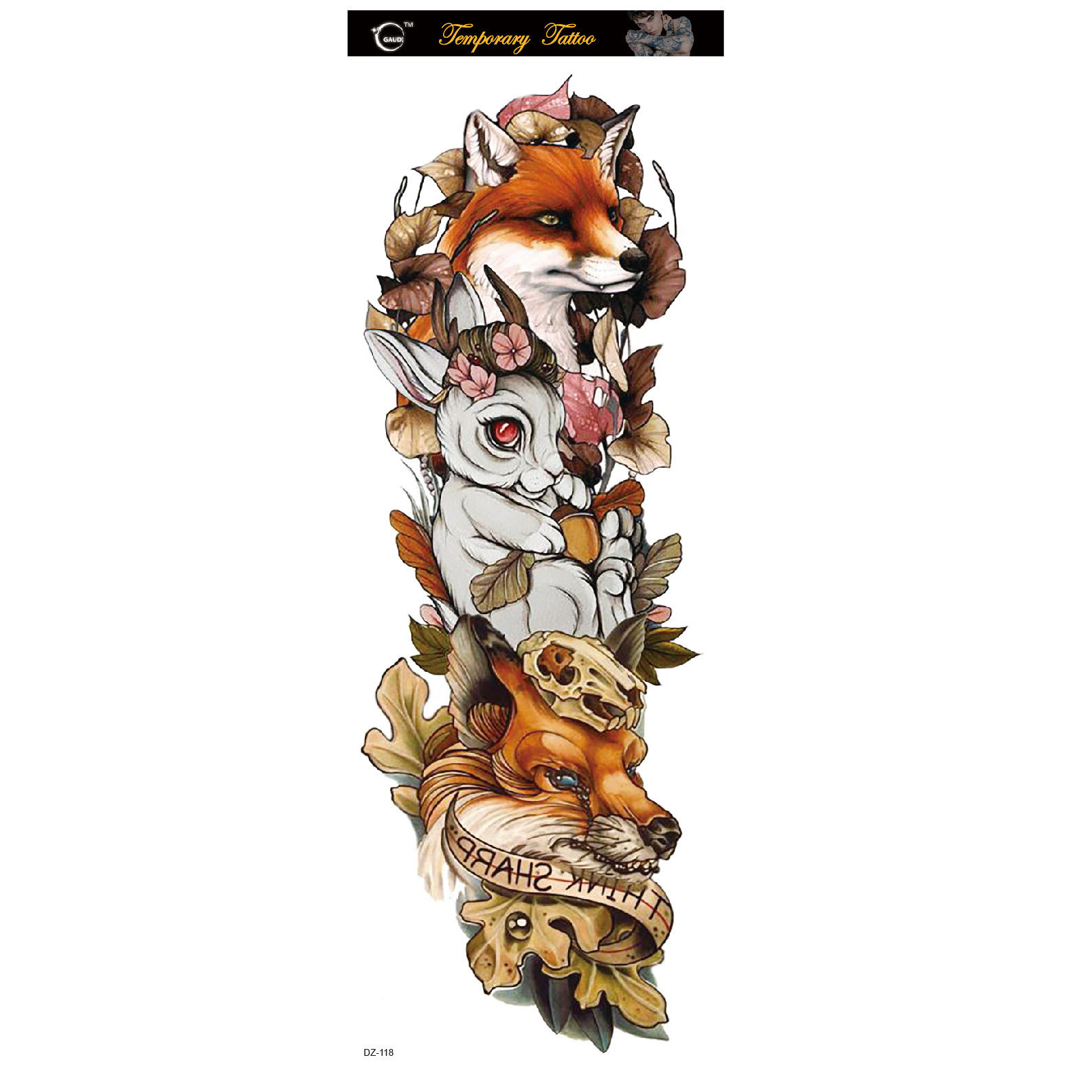 Pegatinas de tatuaje directo de fábrica gran cantidad Congyu impermeable imagen grande brazo completo tatuaje pegatinas Amazon tatuaje