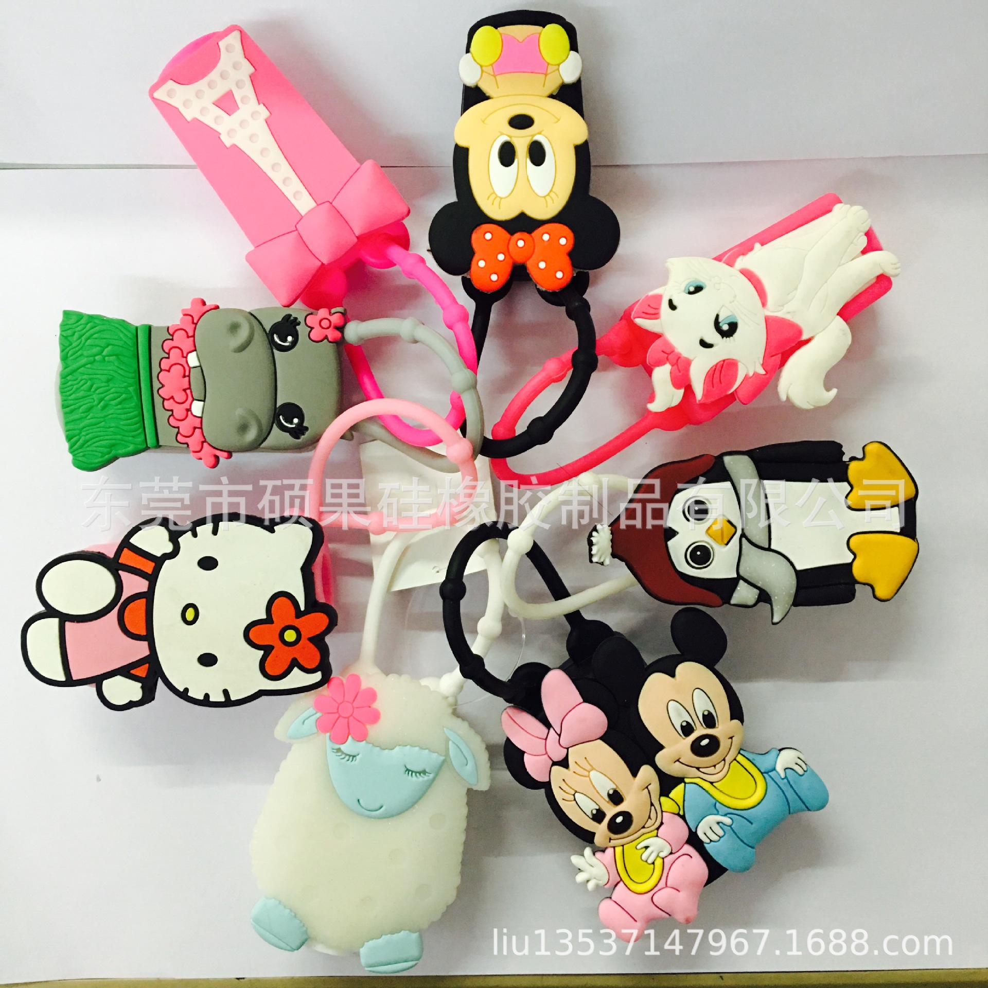 30毫升糖果色免水洗手液硅胶瓶套 潜水料瓶套