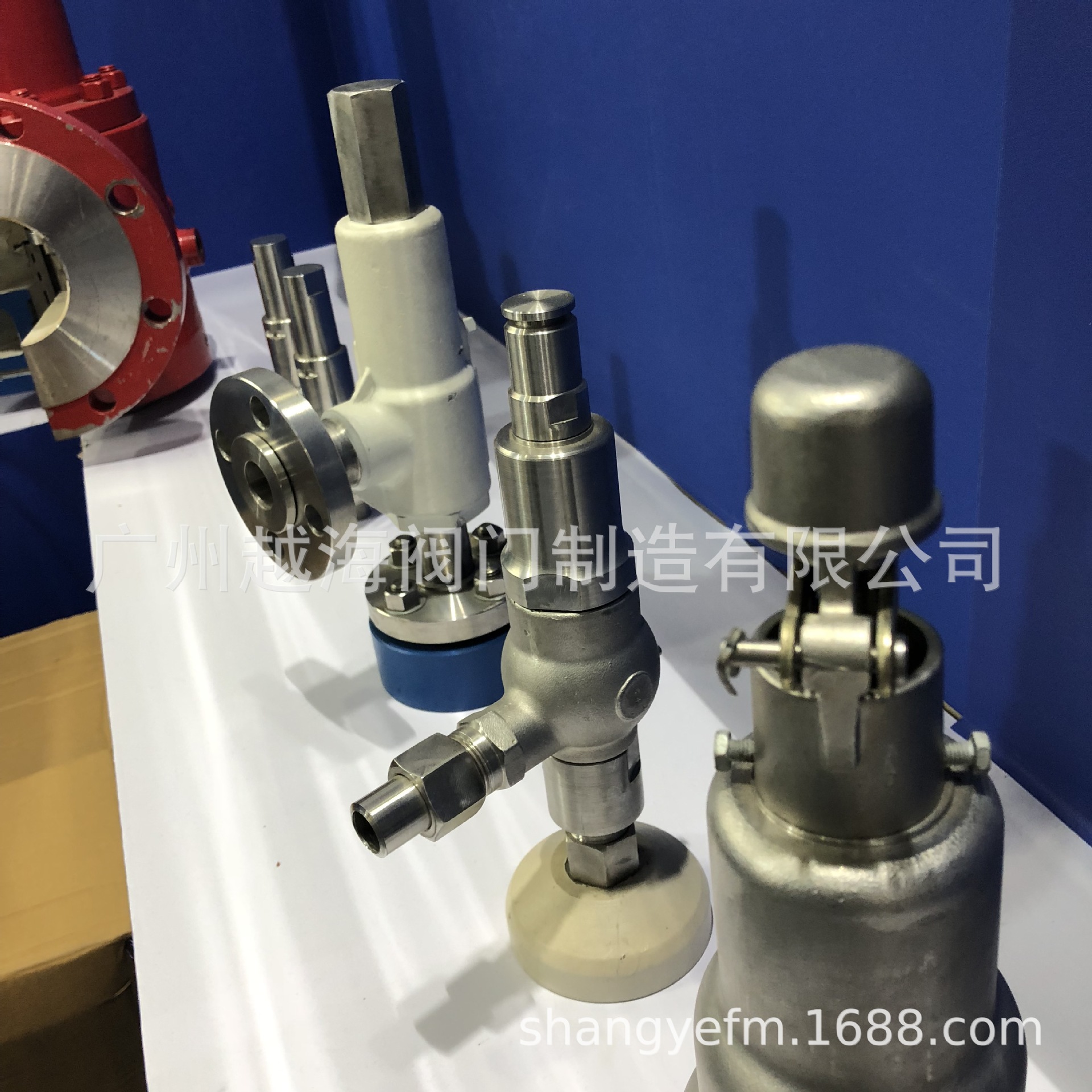 不锈钢304 316L卫生级法兰安全阀 可调式安全阀 卫生级安全阀