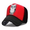 Owl model-black red