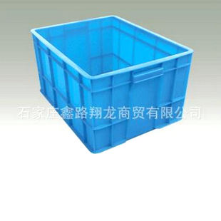Square plastic turnover box material finishing box industrial warehouse transfer thick logistics blue plastic box wholesale